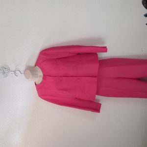 Talbot's pink pant suit 12 petite